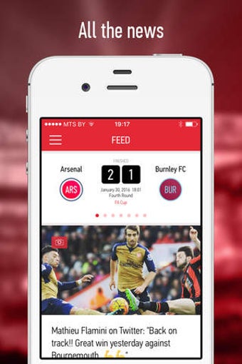 Image 0 for Gunners Live - Scores & N…