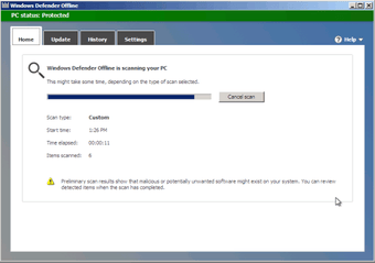 Imagen 1 para Windows Defender Offline …