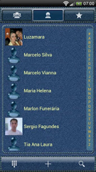 Image 1 for exDialer Denim Theme
