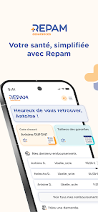 Image 0 for Repam - Mon espace adhére…