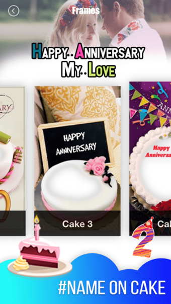 Image 2 for Anniversary Cake Photo Fr…