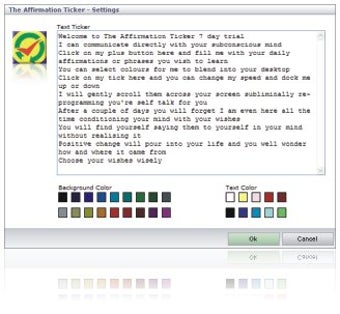 Image 0 for The Affirmation Ticker
