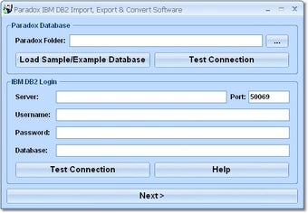 Imagen 0 para Paradox IBM DB2 Import, E…