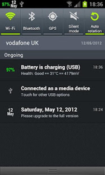 Image 0 for Calendar Status Bar