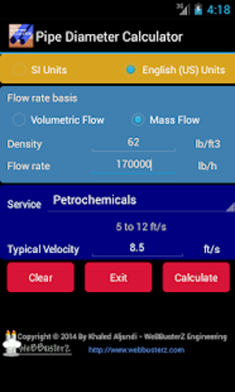 Image 3 for Pipe Diameter Calculator …
