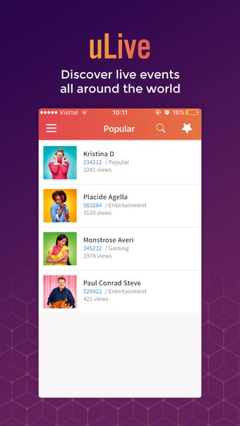 Image 1 for uLive - Live Broadcast Yo…