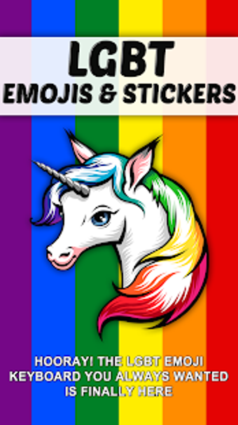 Image 0 for LGBT Emoji Sticker Keyboa…