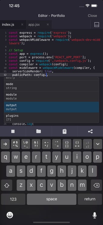 Image 2 for play.js - JavaScript IDE