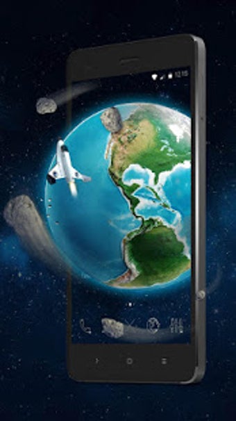 Image 0 for 3D Earth Asteroid in Spac…