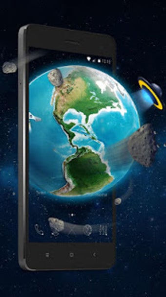 Image 2 for 3D Earth Asteroid in Spac…