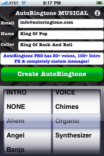 Imagen 0 para AutoRingtone Musical Text…