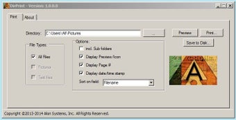 Image 0 for dirPrint