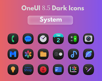 Image 0 for OneUi 8.5 Dark Icons