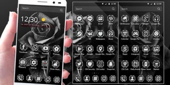 Image 1 for Black Rose Diamond Theme