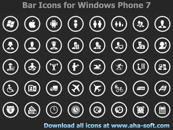 Imagen 0 para App Bar Icons for Windows…