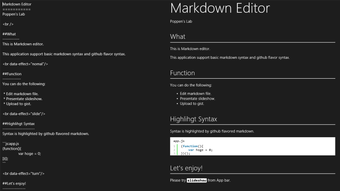 Image 0 for Markdown Editor for Windo…