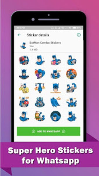 Imagen 0 para WAStickerApps - Superhero…