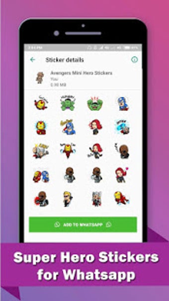 Imagen 2 para WAStickerApps - Superhero…