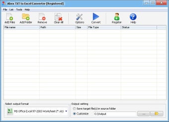 Image 0 for Abex TXT to Excel Convert…