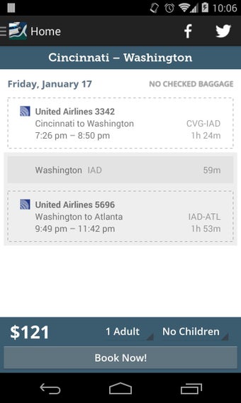 Imagen 1 para Skiplagged = Cheap Flight…