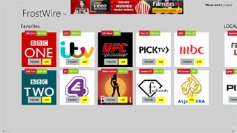 Image 0 for FrostWire TV for Windows …