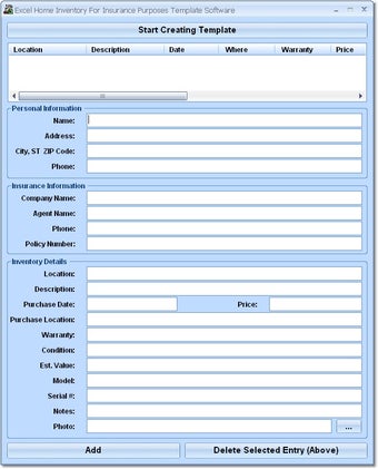Imagen 0 para Excel Home Inventory For …