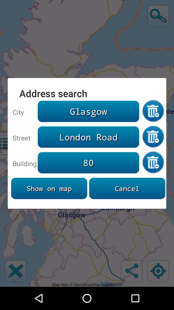 Image 0 for Map of Scotland offline