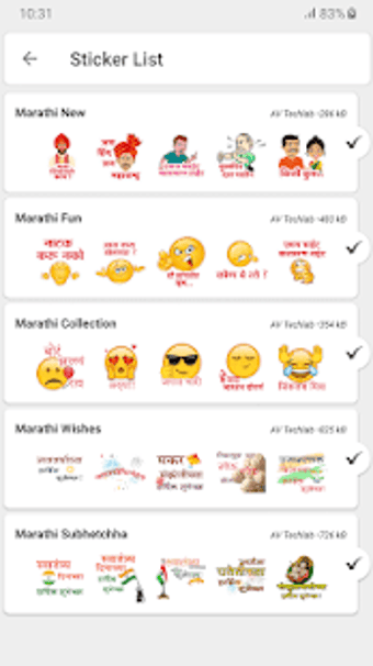 Image 3 for Marathi WAStickers