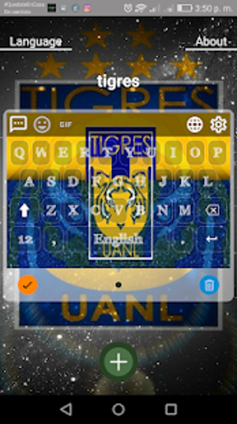 Image 0 for Tigres UANL Teclado