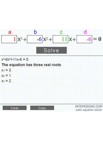 Image 0 for Cubic Equation Solver