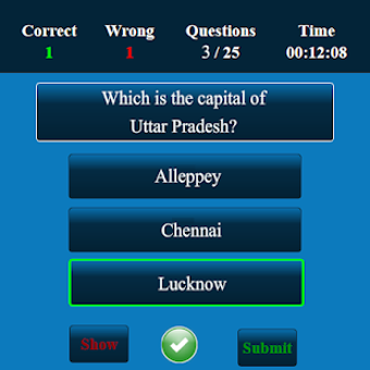 Image 2 for Uttar Pradesh MCQ