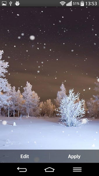 Image 1 for Winter Forest Live Wallpa…