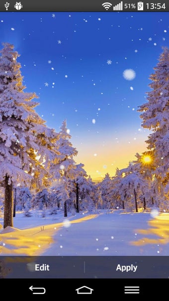 Image 2 for Winter Forest Live Wallpa…