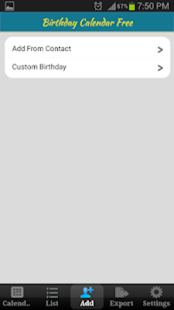 Image 1 for Birthday Calendar Free