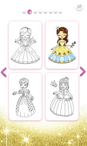 Imagen 3 para Princess Coloring Book Gl…