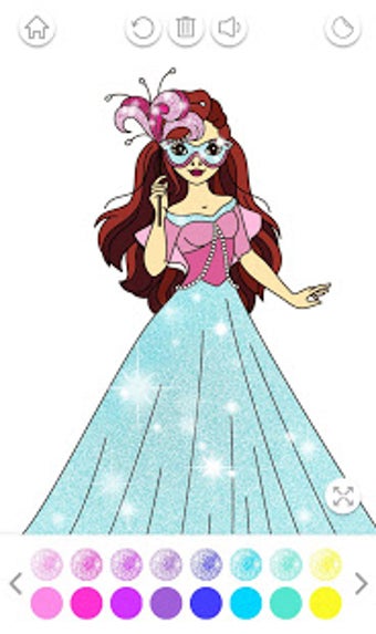 Imagen 0 para Princess Coloring Book Gl…