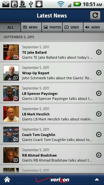 Image 1 for New York Giants Mobile