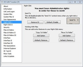 Image 1 for XdN Tweaker Portable