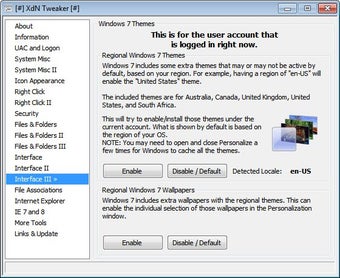 Image 0 for XdN Tweaker Portable