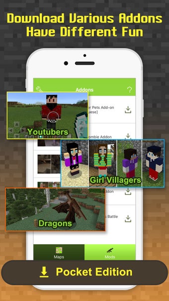 Image 0 for Free Addons - MCPE maps &…