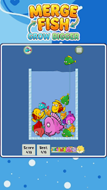 Image 0 for merge fish : grow bigger