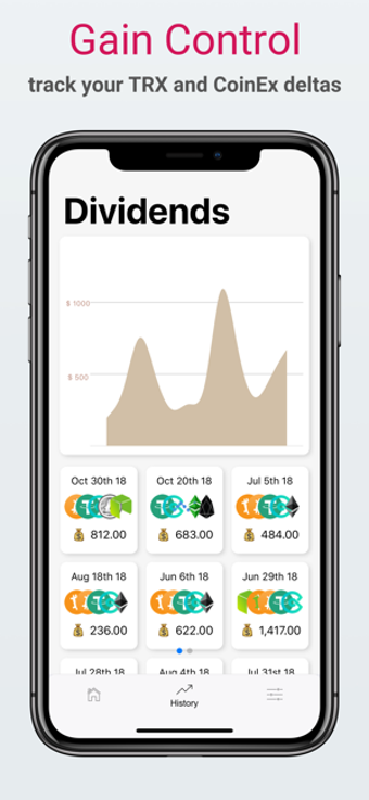 Image 3 for Crypto Dividend Tracker
