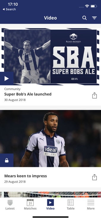 Image 0 for West Bromwich Albion