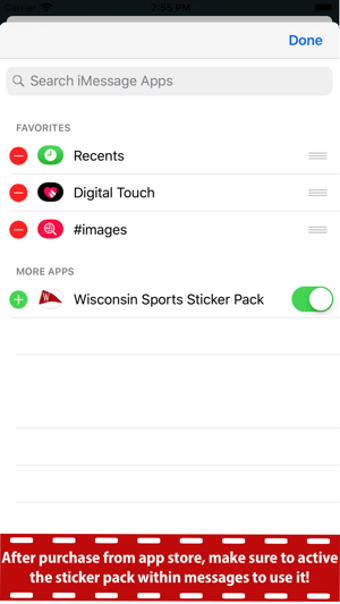 Image 2 for Wisconsin Sports Sticker …