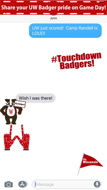 Image 1 for Wisconsin Sports Sticker …