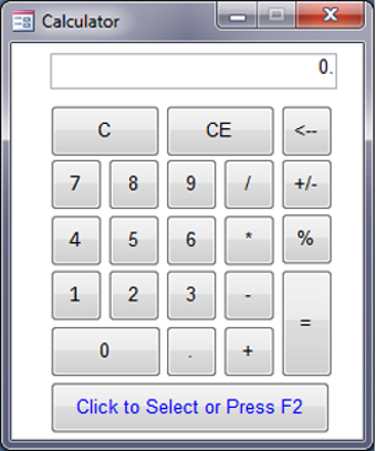 Image 0 for Ms Access Calculator