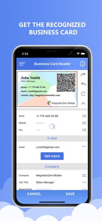 Image 0 for Business Card Reader 4 Hu…