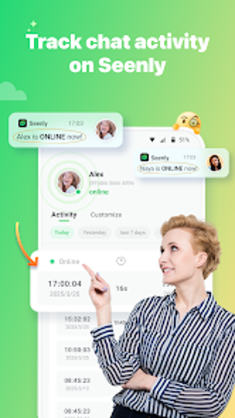 Image 0 for Seenly: Chat status Track…