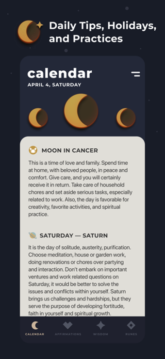 Image 1 for Moonly  Moon Calendar