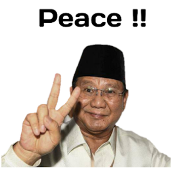 Imagen 2 para Jokowi Prabowo Stickers f…